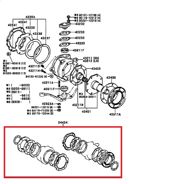 For Toyota Full overhaul Gasket kit set 2Z Engine Spare Parts