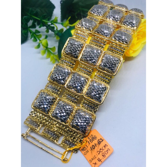  Gelang Biskut Tawar  Dewasa Emas 916 Tulen Shopee Malaysia