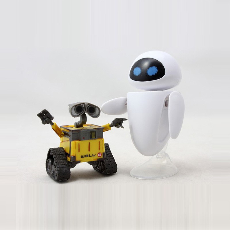 2pcs Lot 6cm Wall E Robot Wall E Eve Pvc Action Figure Collection Model Toys Dolls Shopee Malaysia