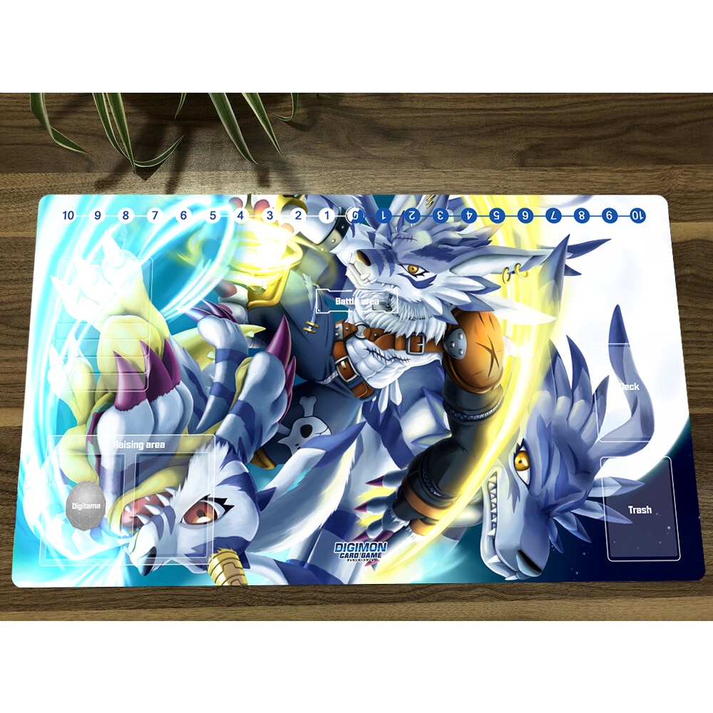 Anime Digimon Adventure Playmat Omnimon Trading Card Game Mat DTCG CCG Mat & Bag 