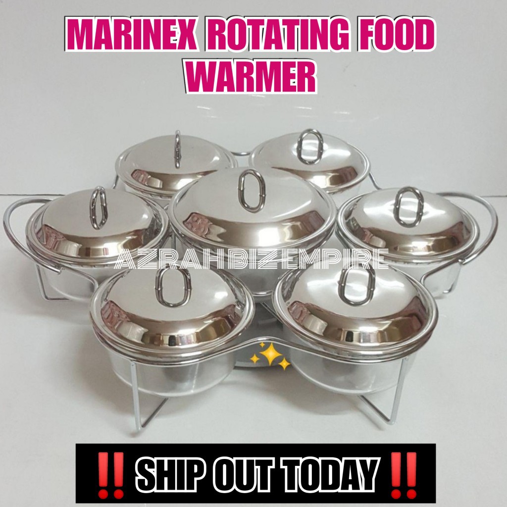 HOT SALE 16PCS MARINEX ROTATING PARTY SET FOOD WARMER 