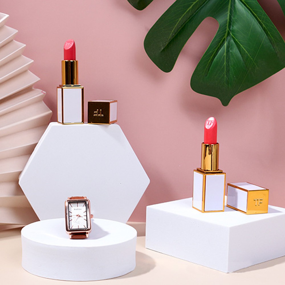 Abeststudio INS photography cylindrical pentagonal prism photo props pure color foam net red geometric three-dimensional