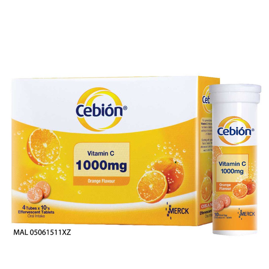 Cebion Vitamin C 1000mg Effervescent Tablets 10 S 40 S Shopee Malaysia