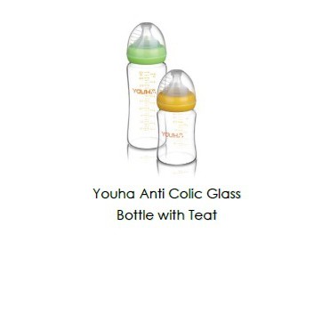 anti colic glass bottles