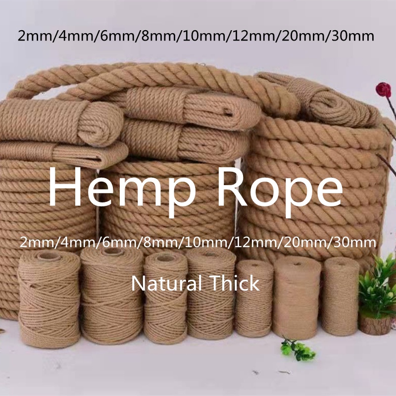 Sisal Rope Cat Tree 212mm Cat Tali Guni Hemp Rope Rami Craft Hanging