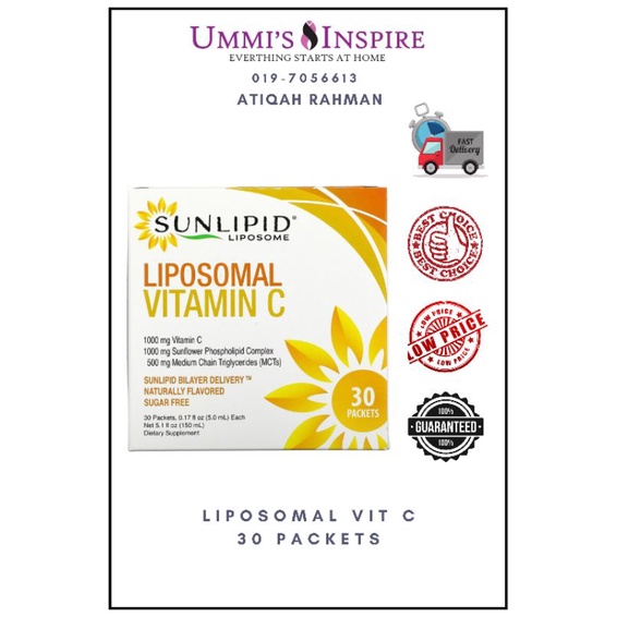 Liposomal Vitamin C, Naturally Flavored, 60 Packets, 0.17 oz (5.0 ml) Each
