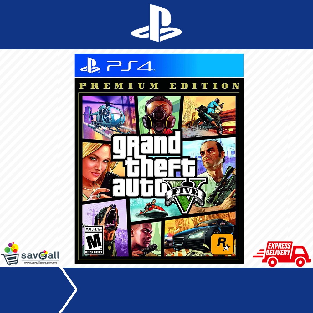 Ps4 Grand Theft Auto V Gta V R3 Premium Edition Free The Criminal Enterprise Starter Pack Shopee Malaysia