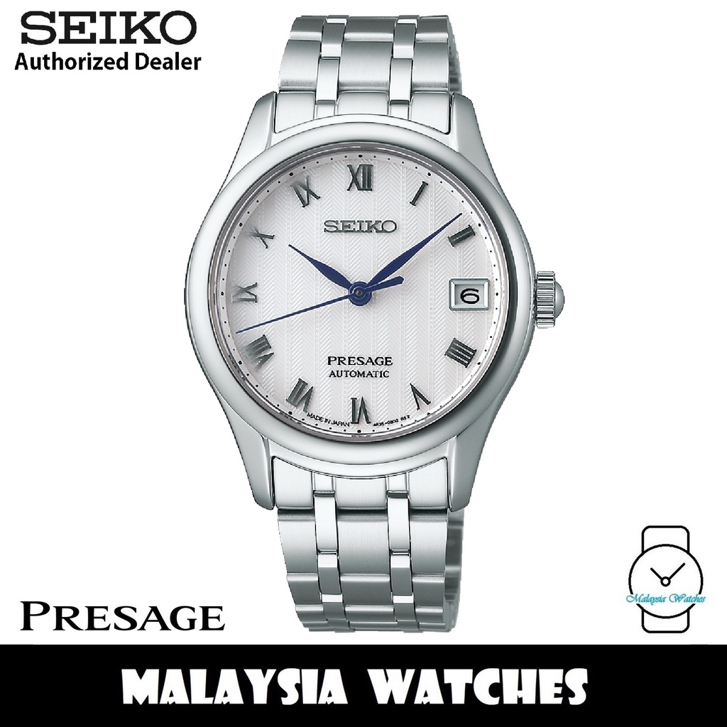 Seiko Presage SRPF49J1 Japanese Zen Garden Sakura Automatic Sapphire White  Dial Stainless Steel Ladies Watch SRRY047 | Shopee Malaysia
