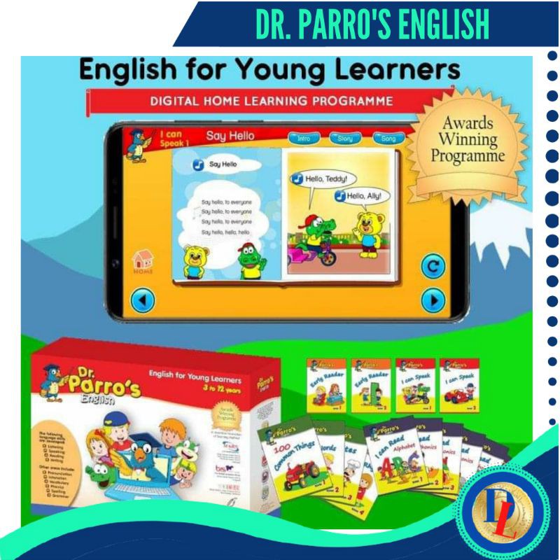 Buy Dr Parro S English Language Parro For Young Learners From Age 3 To 12 Years Old Child Can Learn Proper English Seetracker Malaysia