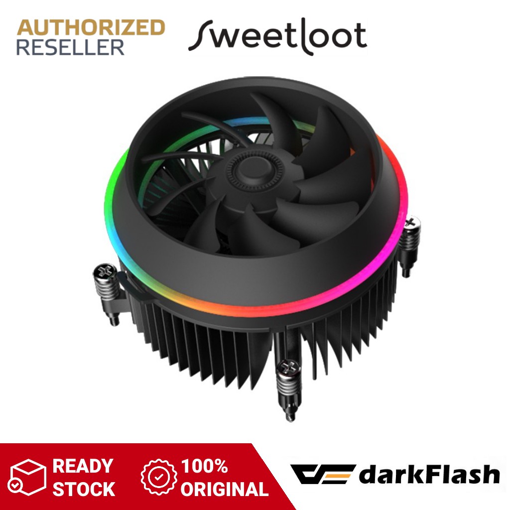 Darkflash. AIGO Shadow CPU Cooler 4pin. Dark Fan Shadow RGB.