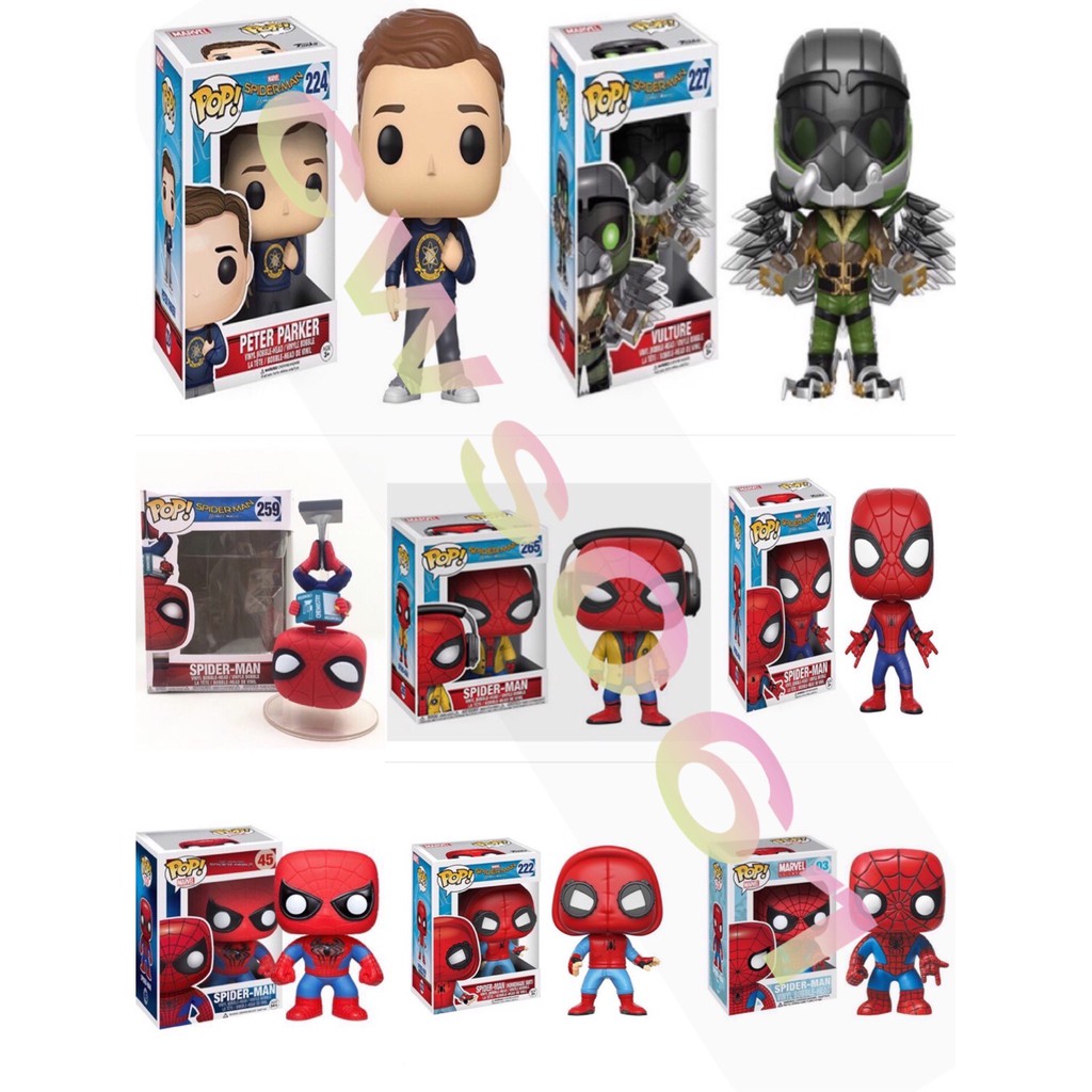 FUNKO POP Marvel Action Figurine Spider-Man Homecoming Vinyl Figure ...