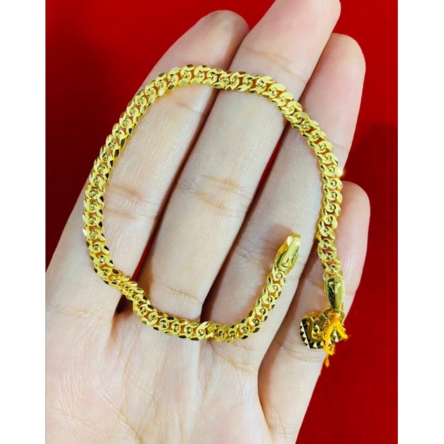 Rantai Tangan Kelisa Padu Bejet Emas 916 Tulen Shopee Malaysia