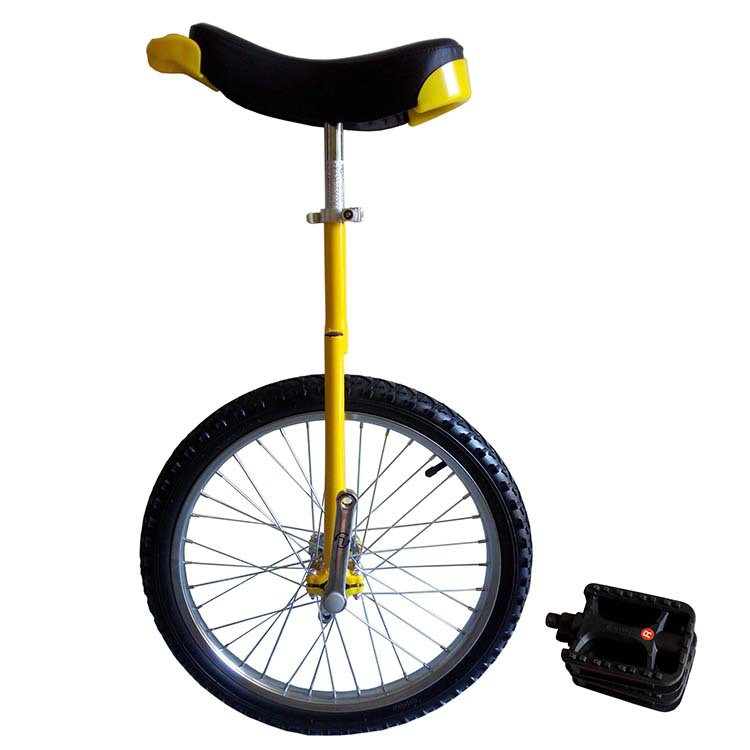 a bike with one wheel