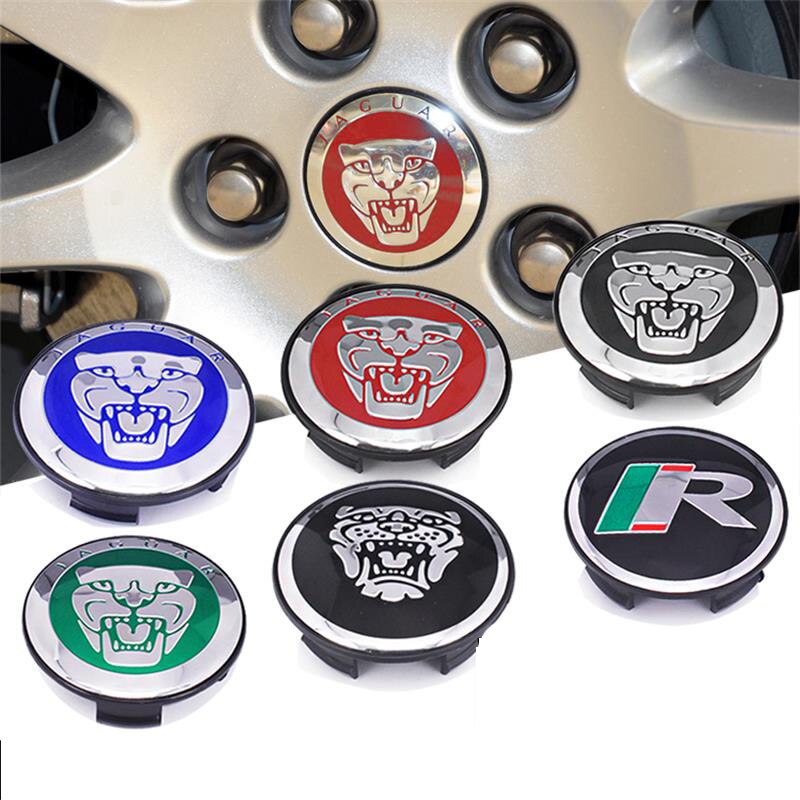 4Pcs/set 5.85cm Car Wheel Center Hub Caps Covers for Jaguar XF XJS XJ