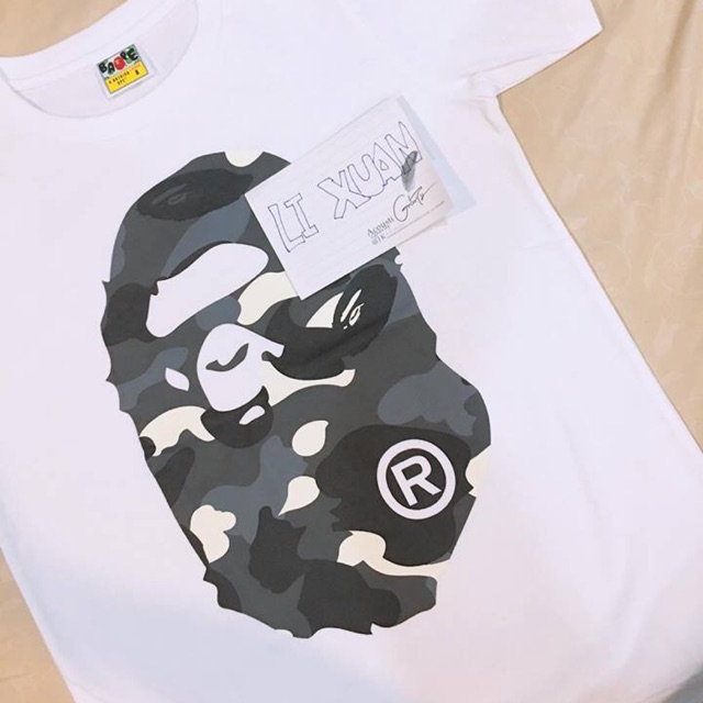 bape t shirt glow in the dark