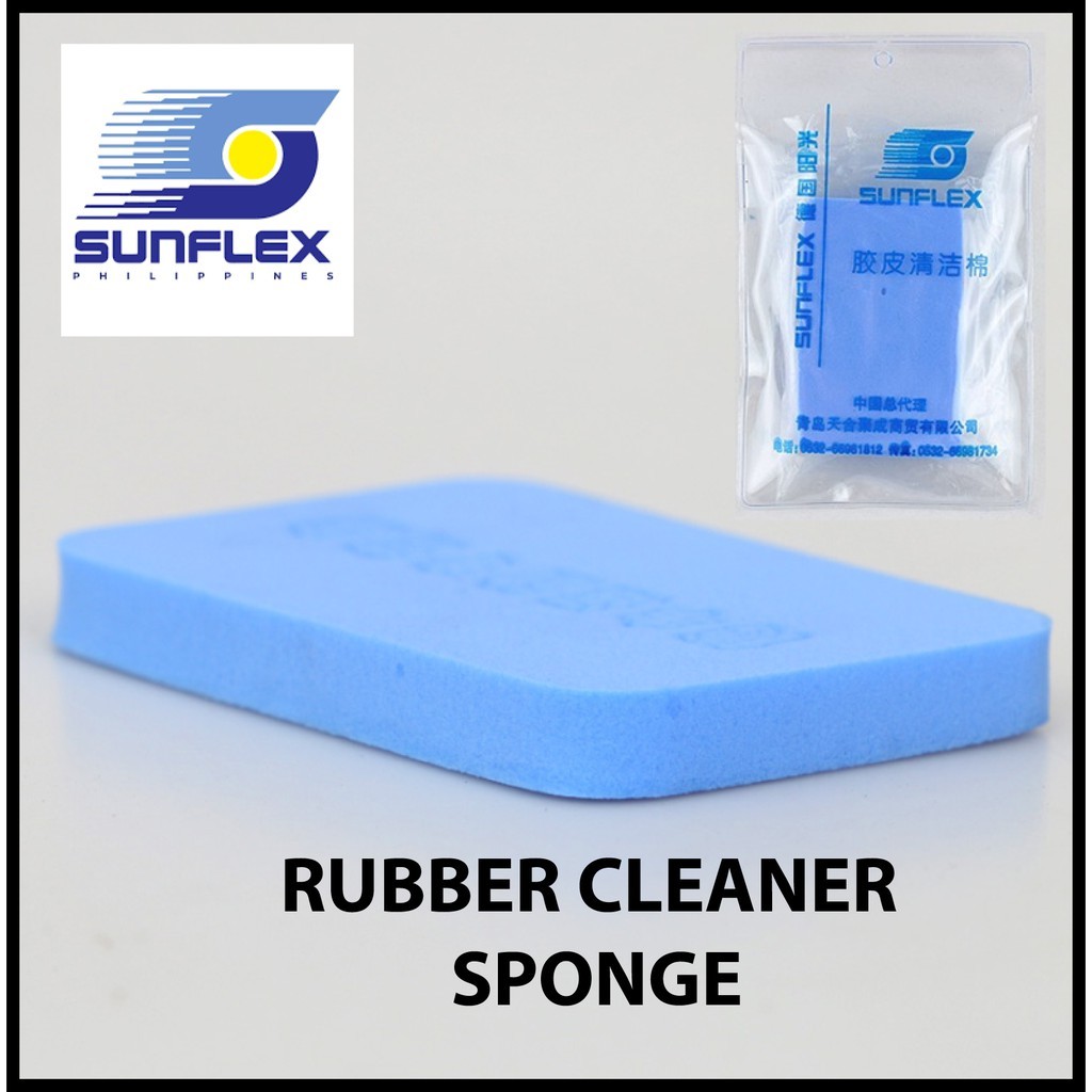 Sunflex Sponge Rubber Sponge Table Tennis Ping Pong Rubber Cleaner Sponge Rubber Cleaning Sponge