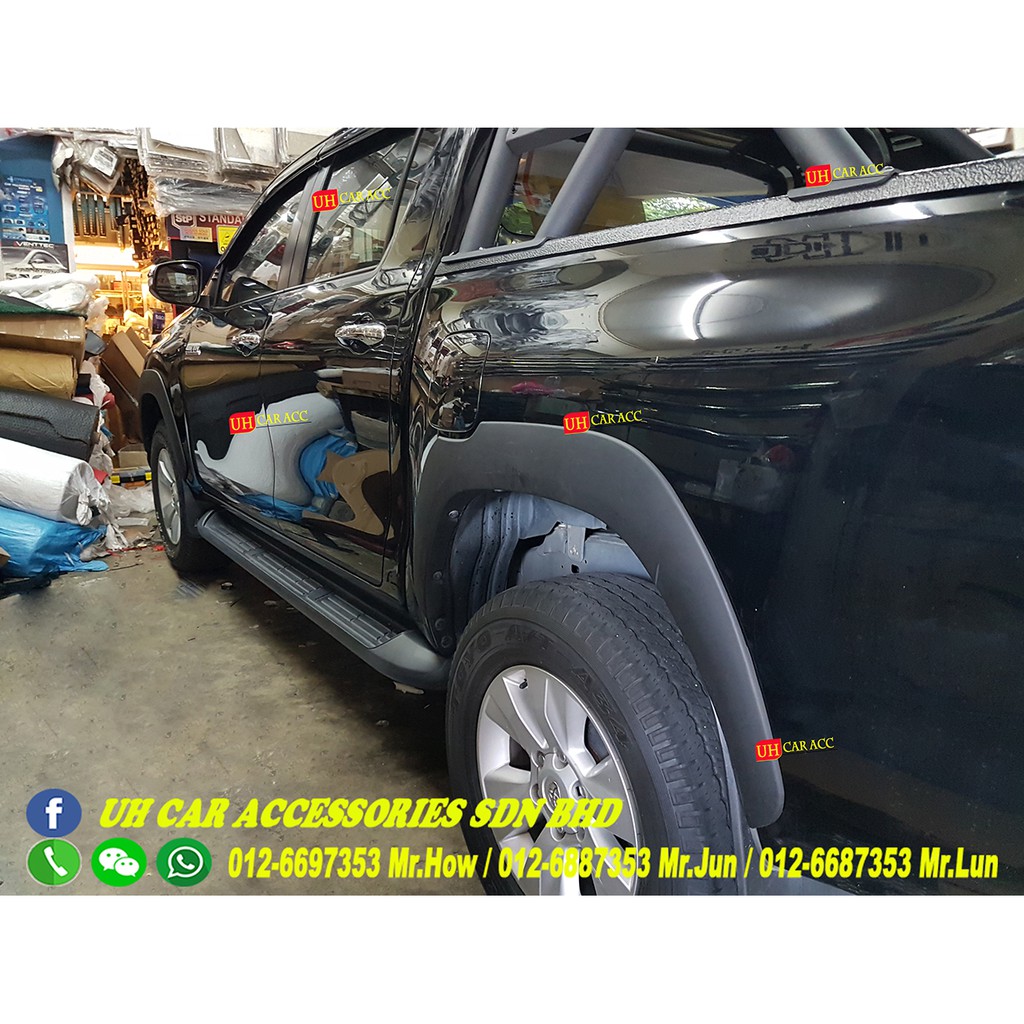 Toyota Hilux revo rocco oem fender arch flares flare bumper 6pcs READY