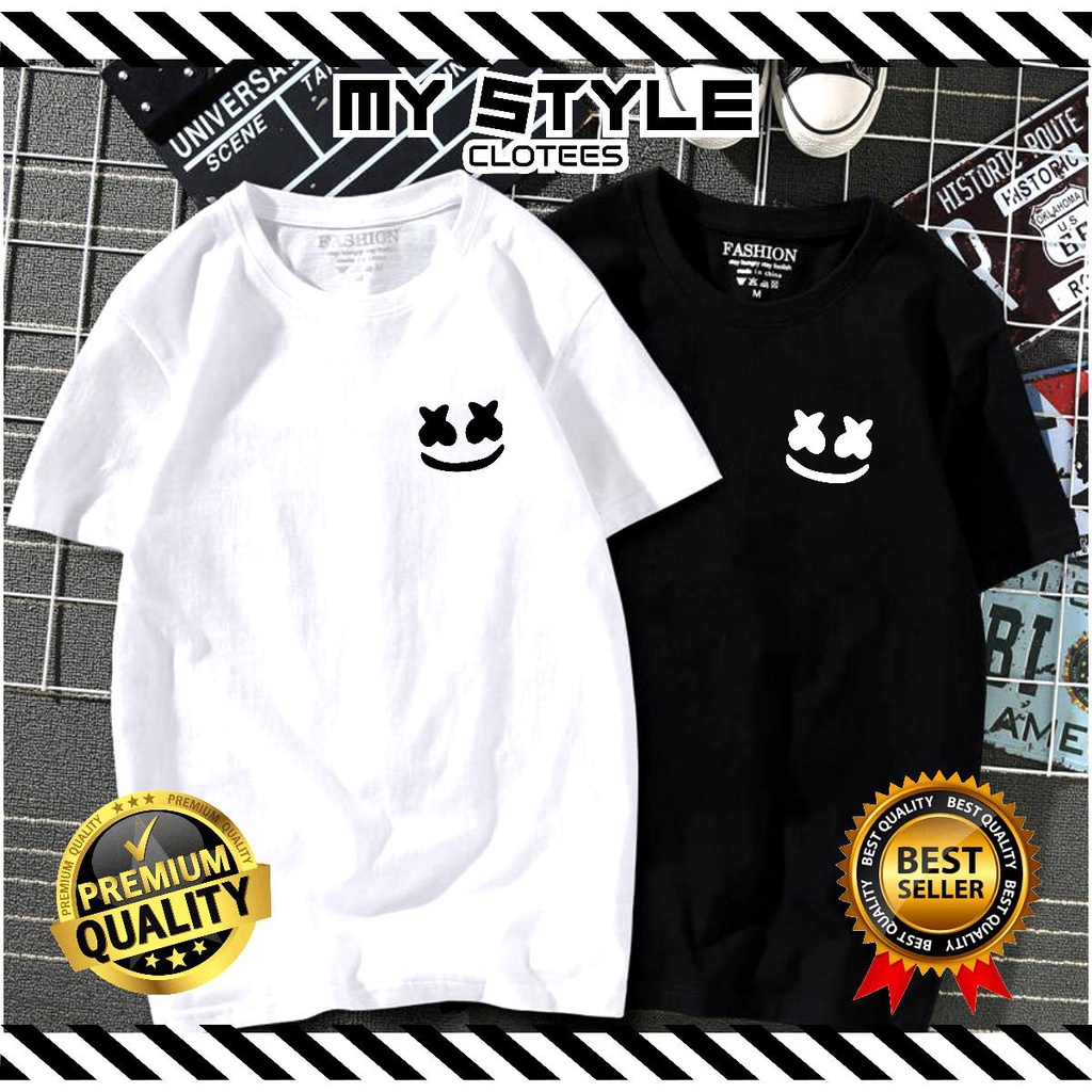 Marshmallow couple t shirt/baju marshmallow/baju couple/情侣装01