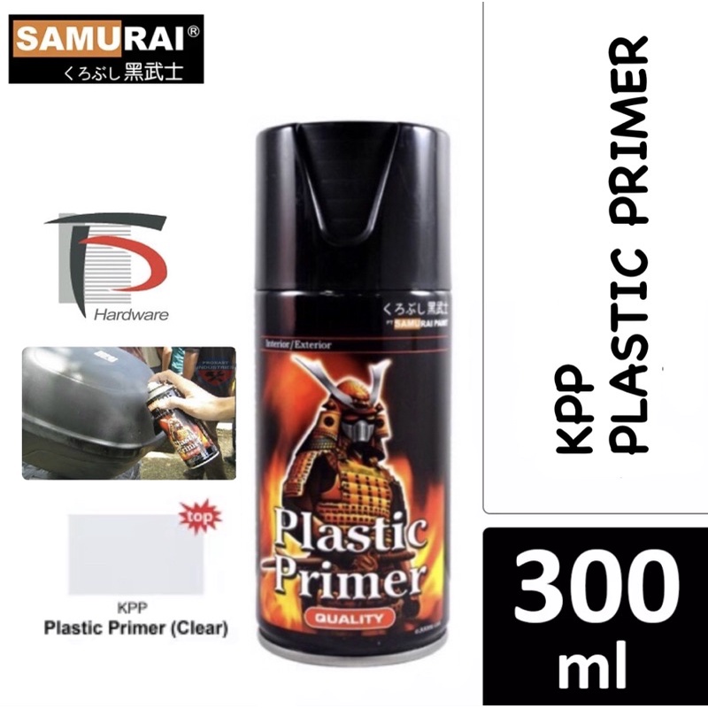 [100 ORIGINAL] SAMURAI PLASTIC PRIMER SPRAY PAINT KPP (300ML) Shopee Malaysia