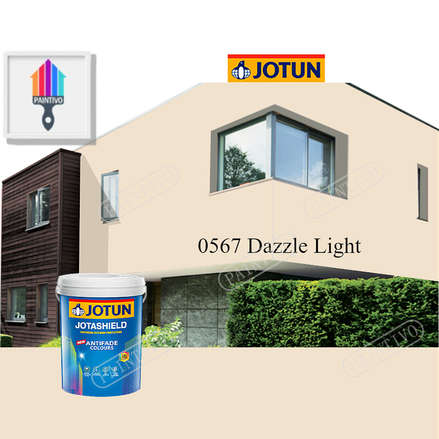 0567 Dazzle Light 5L Jotun Jotashield Antifade White Colour Outdoor