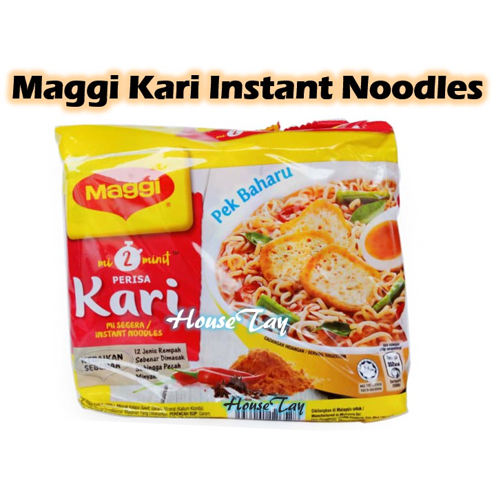 Buy Maggi Instant Noodles Curry Mi 2 Minit Perisa Kari 5 Packs X 79g Seetracker Malaysia