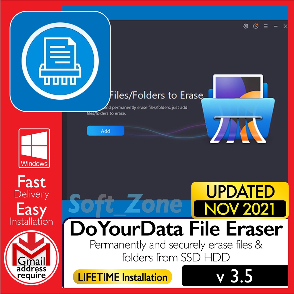 DoYourData File Eraser 3.5 Permanently & Securely Erase Files