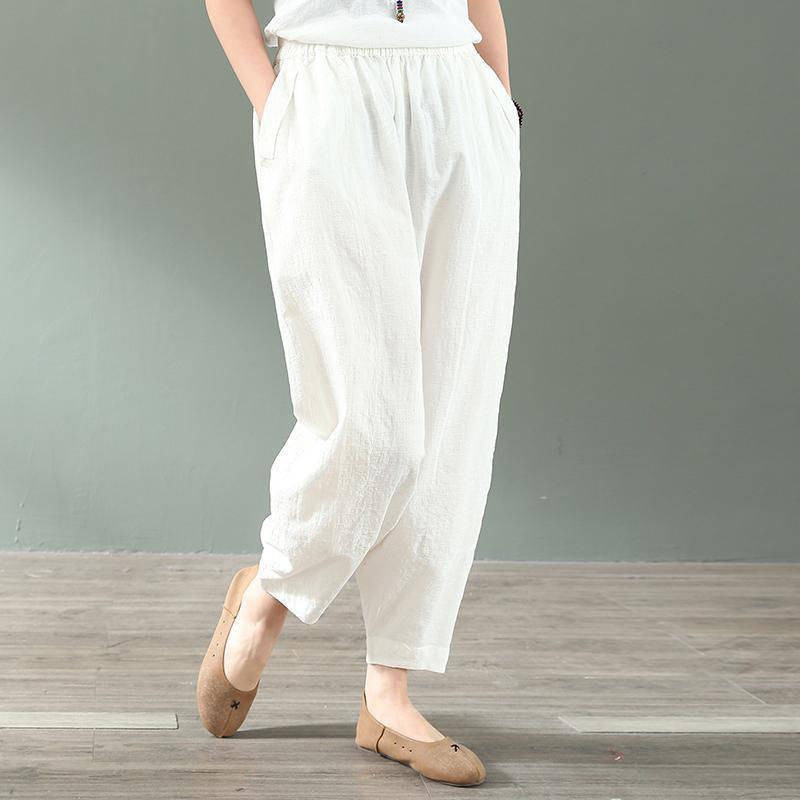 plus size white high waisted wide leg pants