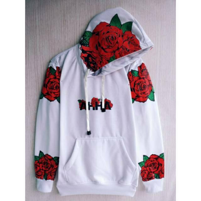 ahha hoodie rose