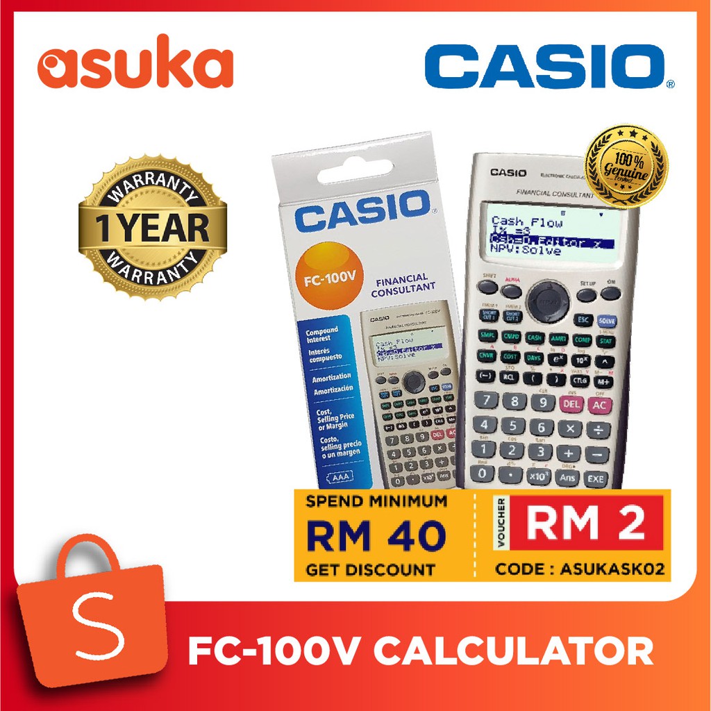 casio fc 100v