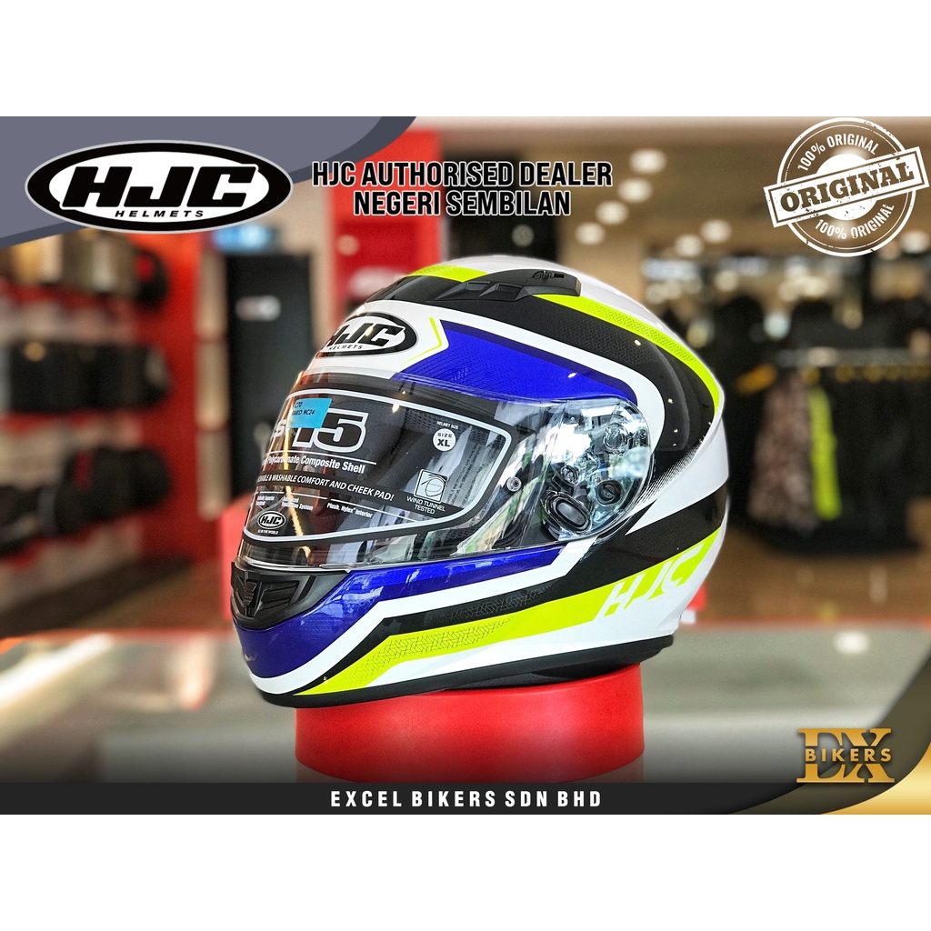 HJC FULL FACE HELMET CS15 CS-15 RAKO (MC24)/ Full Face Helmet / Motorcycle Helmet/ HJC CS15