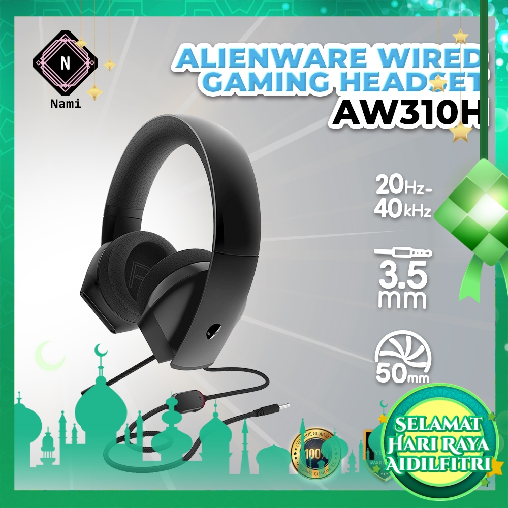 NEW ALIENWARE AW310H STEREO GAMING HEADSET 