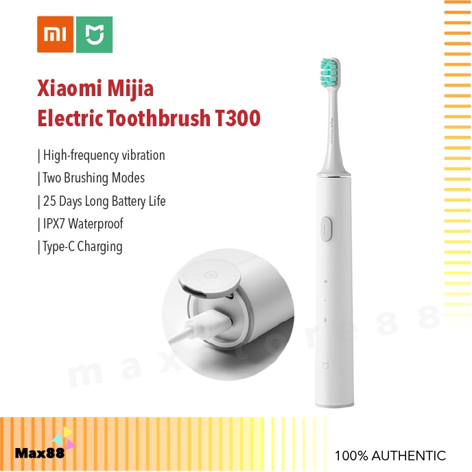 Xiaomi Mijia Portable Electric Toothbrush Rechargeable 2 Mode IPX7 Waterproof 