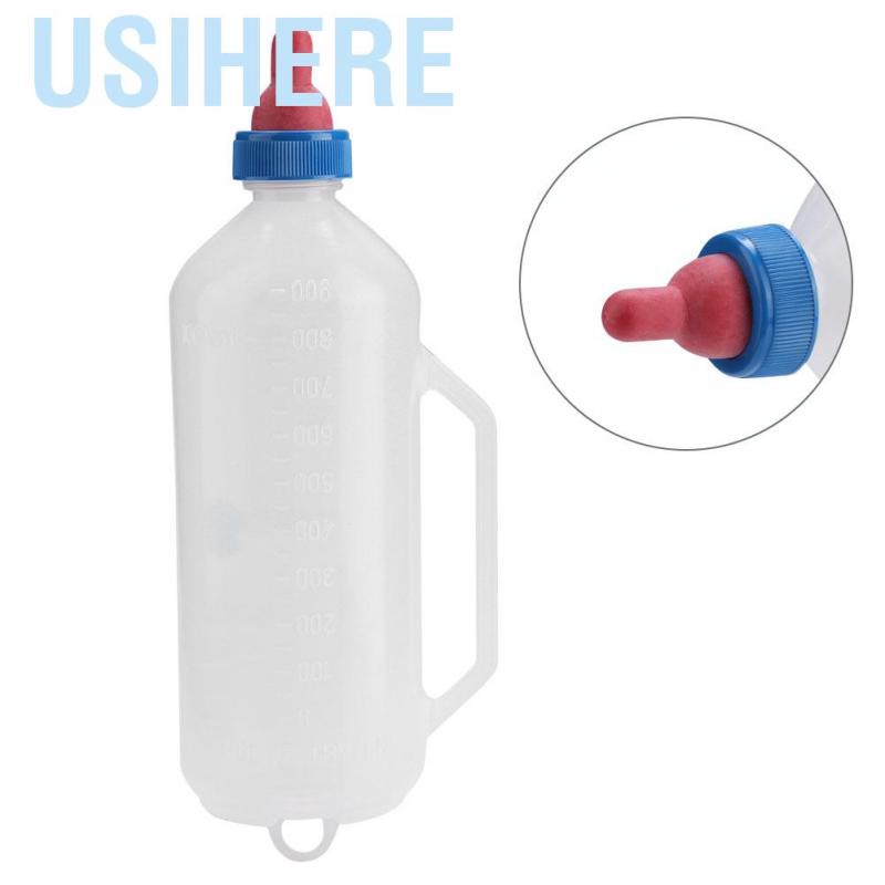 Usihere 1 5l Calf Milk Feeder Bottle Durable Nursing Feeding Set