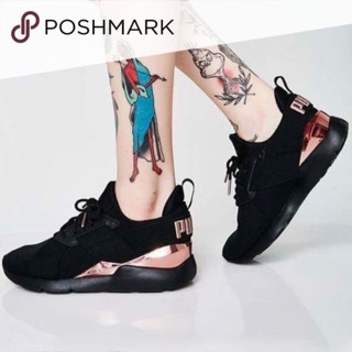 black pumas with rose gold