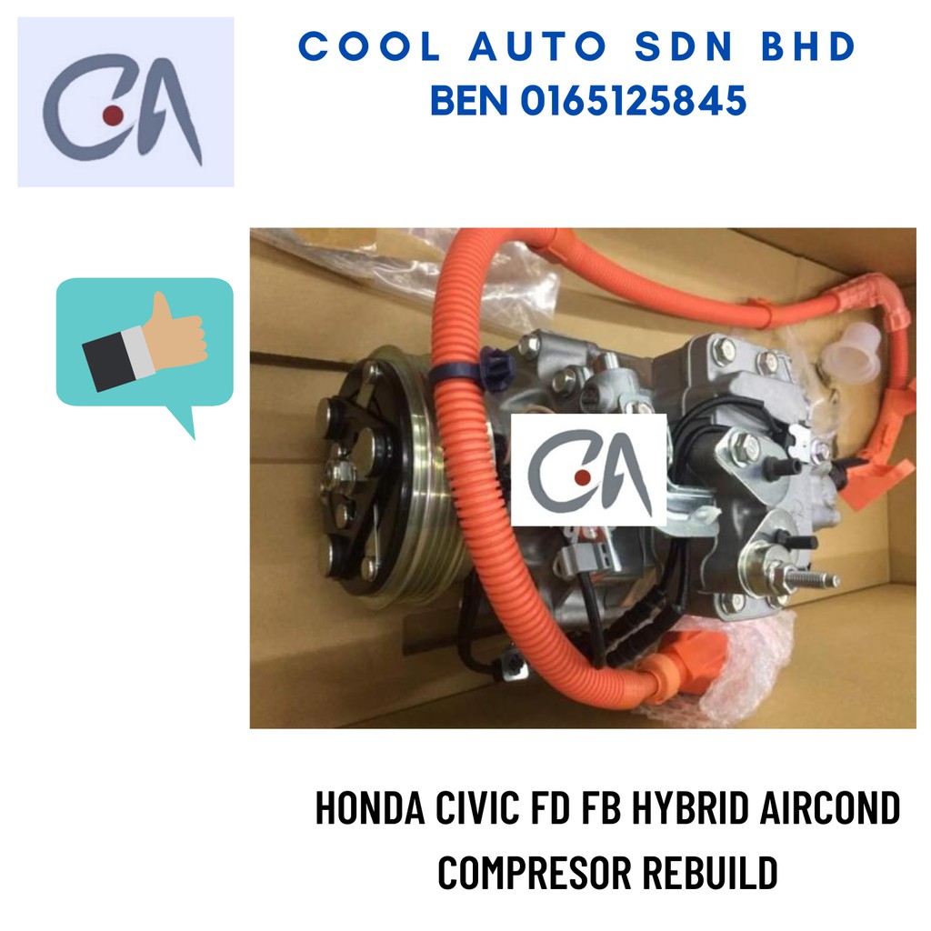 Buy 🔥READY STOCK 🔥HONDA CIVIC FD FB HYBRID AIRCOND COMPRESOR 