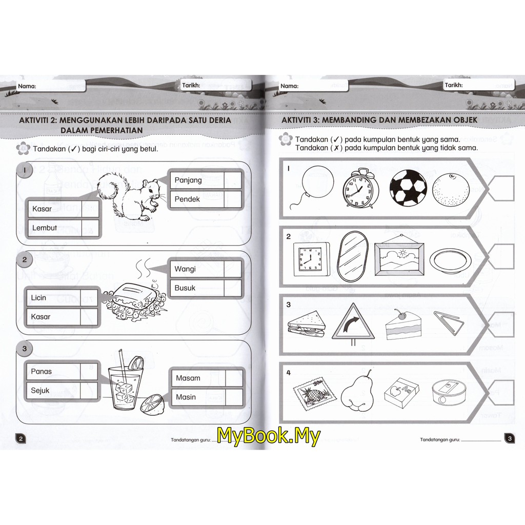 Myb Buku Latihan Modul Bersepadu Prasekolah Kspk Kbat 6 Tahun Sains Awal Nusamas Shopee Malaysia