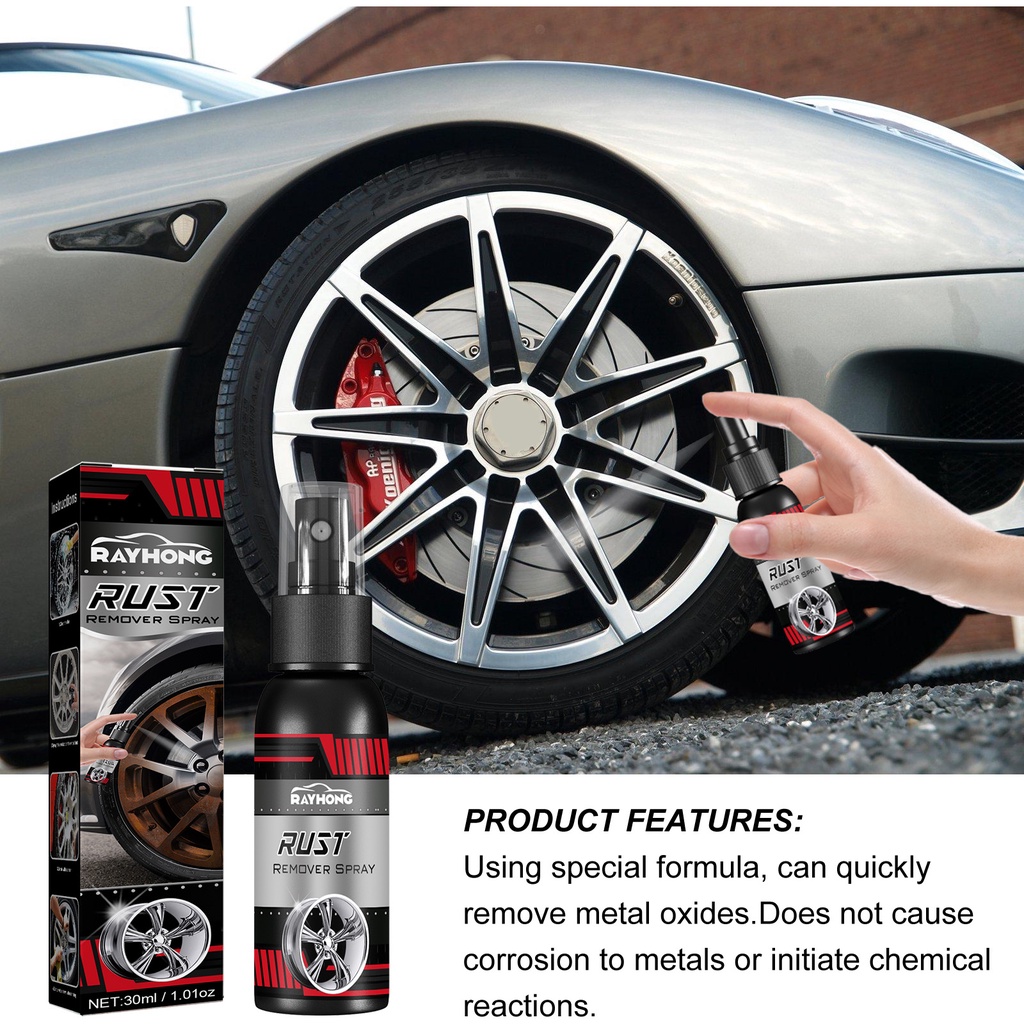 Rust Remover Spray Car Rust Remover Wheel Cleaner, AutoRostEntferner
