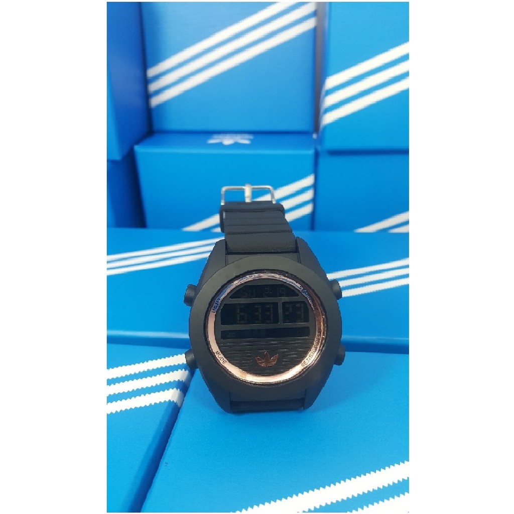 ADIDAS Digital Couple Watch-Black gold | Shopee Malaysia