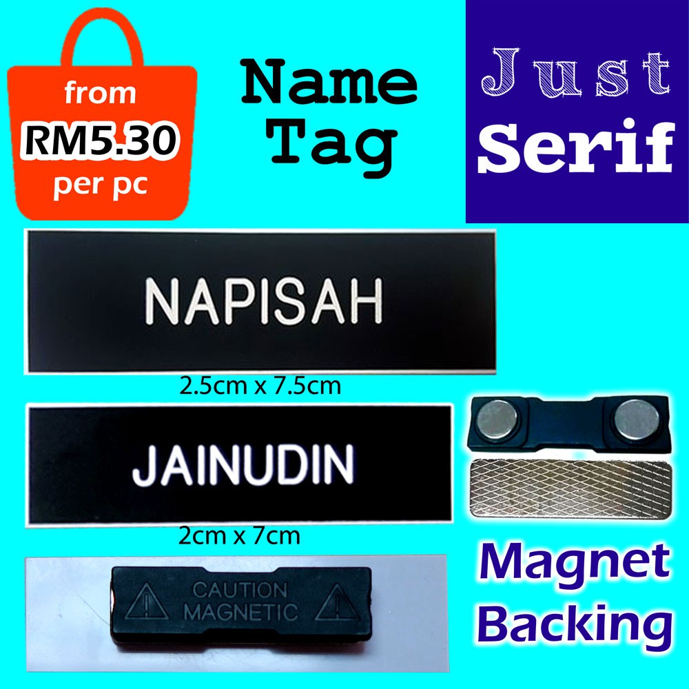 Download Group Buy Name Tag Magnet, tag nama sekolah cikgu tudung ...