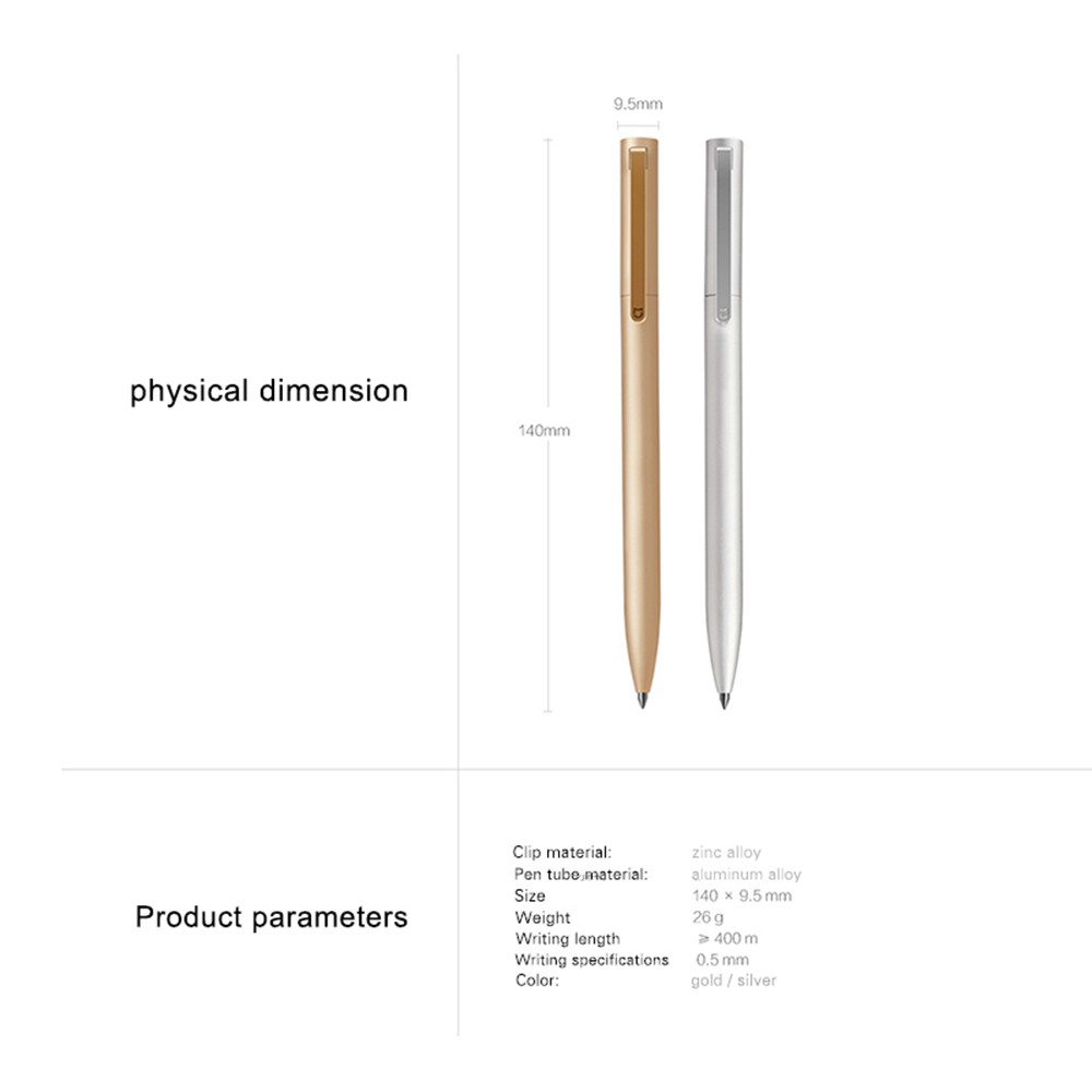 ballpoint pen dimensions