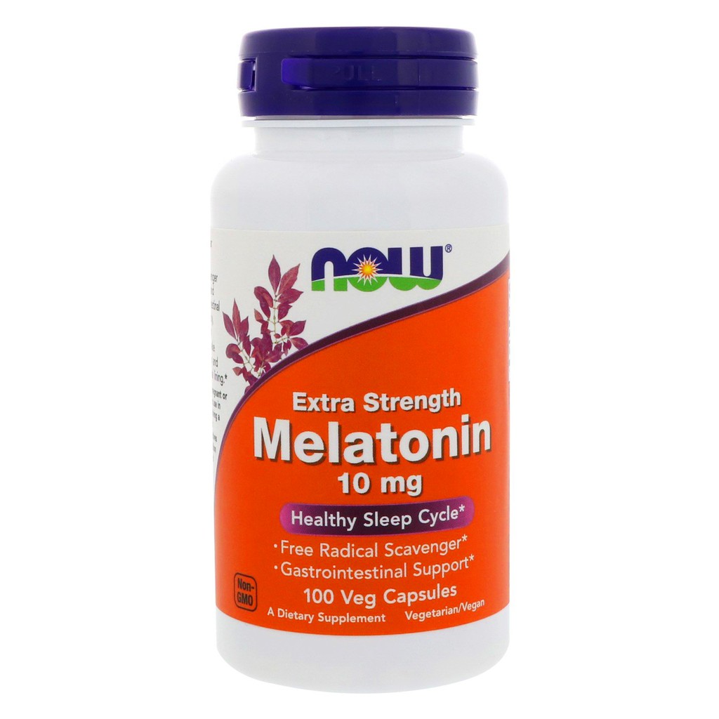 Now Foods, Extra Strength Melatonin, 10 mg, 100 Veg 