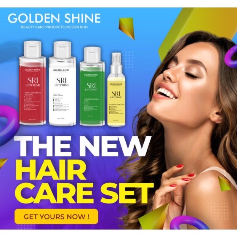 golden shine hair care set and free mystery gift