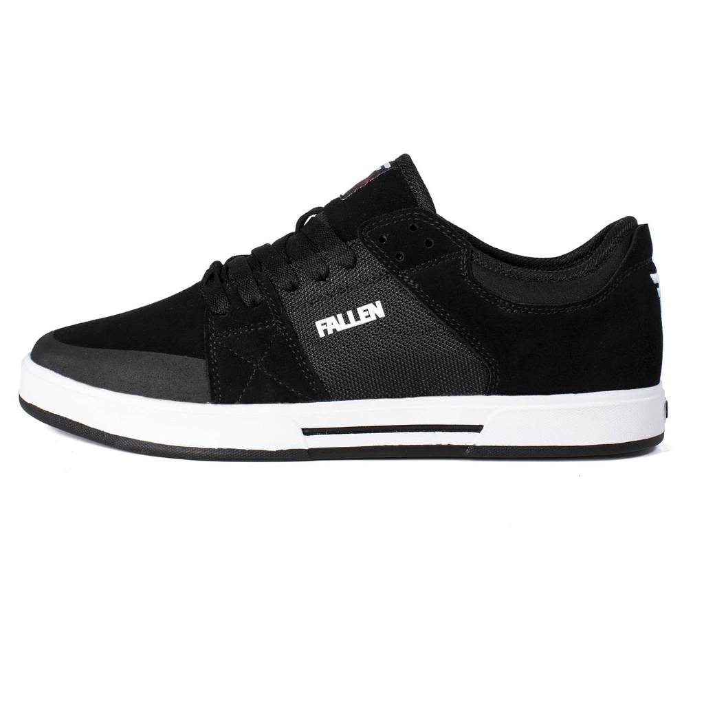 Fallen Footwear TROOPER CHRIS COLE ( Black / White ) | Shopee Malaysia