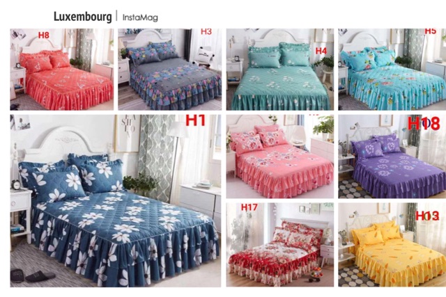 CLEAR STOCK3 IN 1 SET QUEEN SIZE ROPOL CADAR BEDSHEET Cadar Murah adarr Bercorak Set Cadar Saiz queen Ready Stock