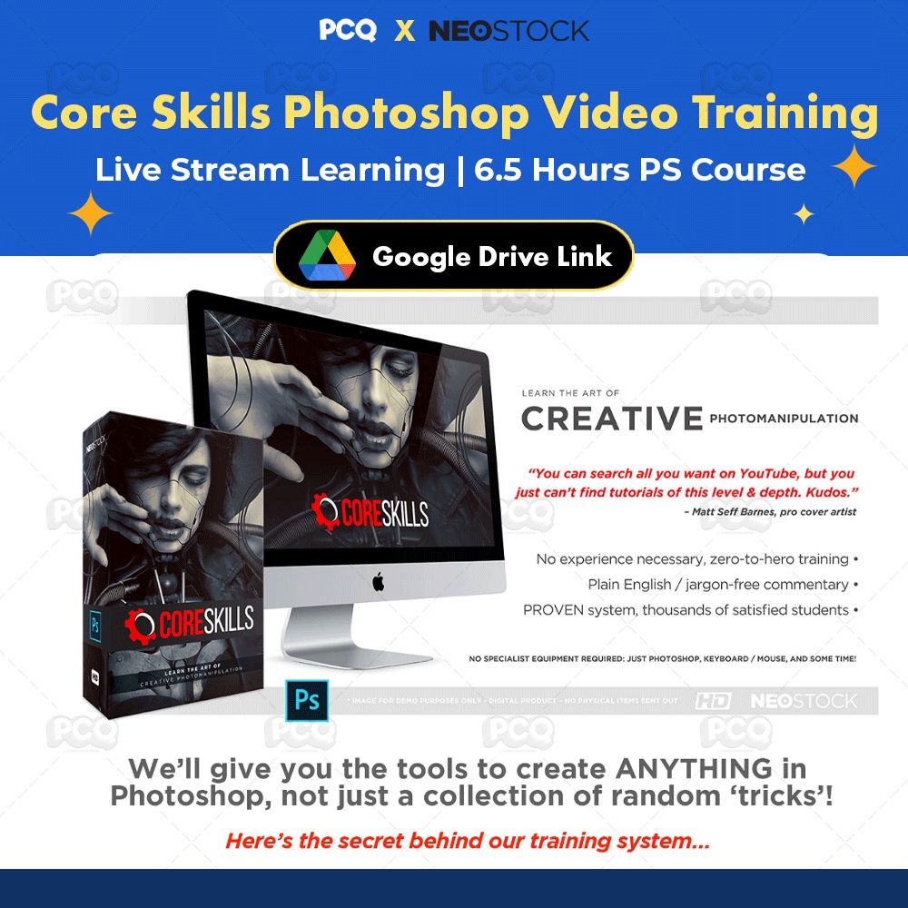 Neo Stock Course - Core Skills Photoshop Video Training - Best Course To Learn Photo manipulation | photomanipulation