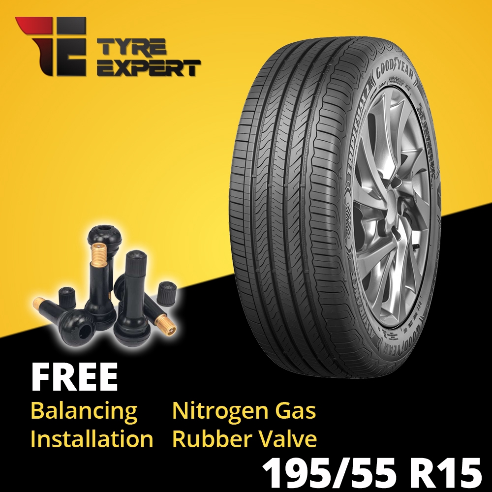 195 55r15 Goodyear Assurance Triplemax 2 Installation Iriz Tyre Tayar Shopee Malaysia