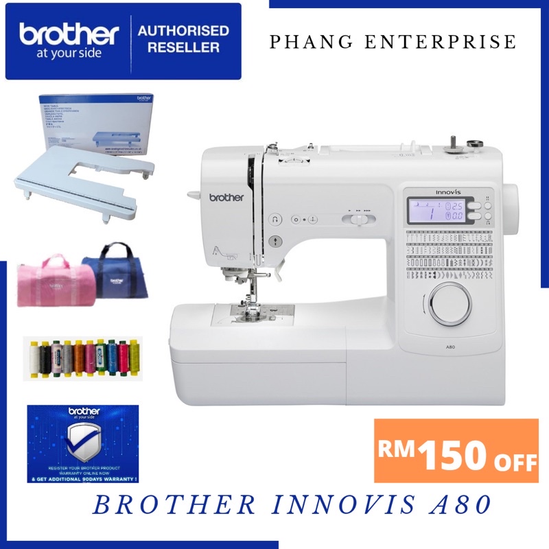 Brother A80 computerised Sewing Machine Shopee Malaysia