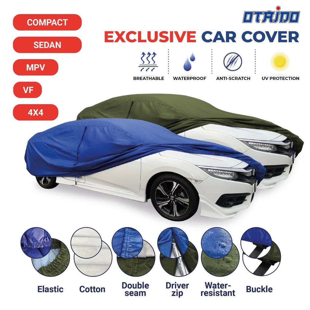 Otaido All Size Anti Scratch Premium Outdoor Car Cover 