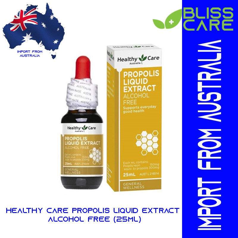 Healthy Care Propolis Liquid Extract Alcohol Free (25ml) Shopee Malaysia