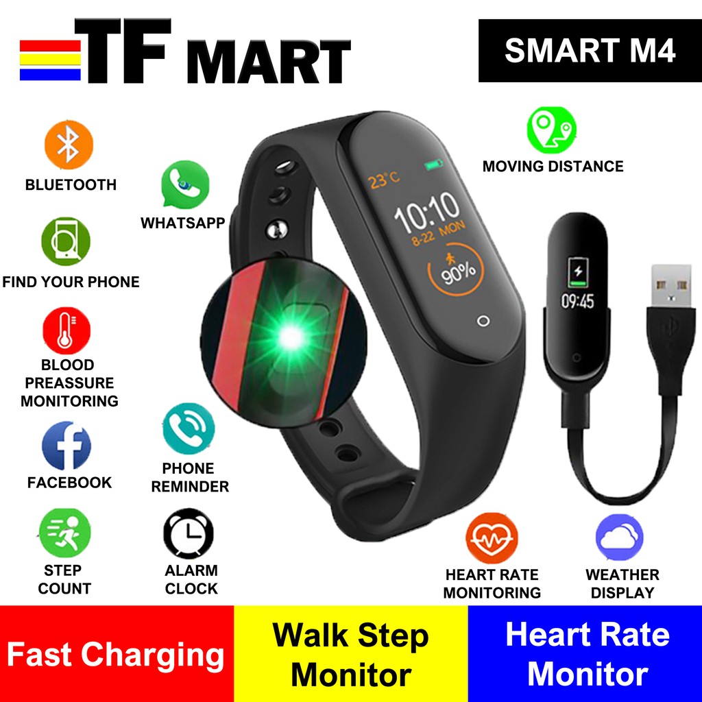 M4 Watch M5 Smart Watch M4 Smart Band M5 Smart Band Fitness Bracelet Tracker Health Bracelet PK